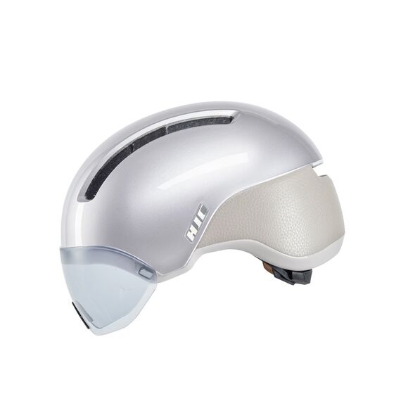 HJC CALIDO PLUS Silver Cycling Helmet, PEARL GREYISH SILVER, Size L - Bicycle - Sports & Fitness - Techbox