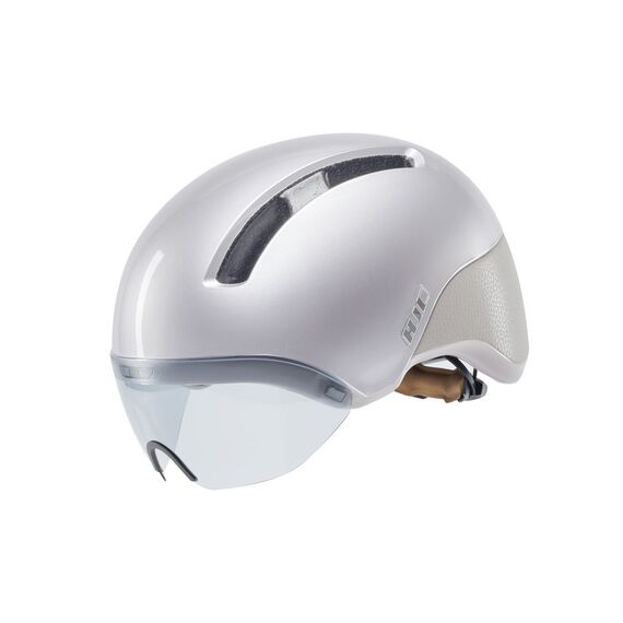 HJC CALIDO PLUS Silver Cycling Helmet, PEARL GREYISH SILVER, Size L - Bicycle - Sports & Fitness - Techbox