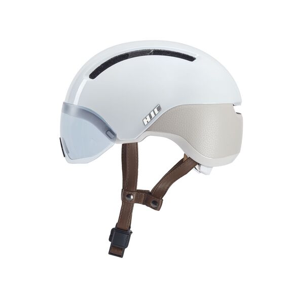 HJC CALIDO PLUS White, Grey Cycling Helmet, PEARL WHITE GREY, Size S - Bicycle - Sports & Fitness - Techbox