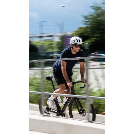 HJC CROSSER White Cycling Helmet, WHITE, Size S | Techbox