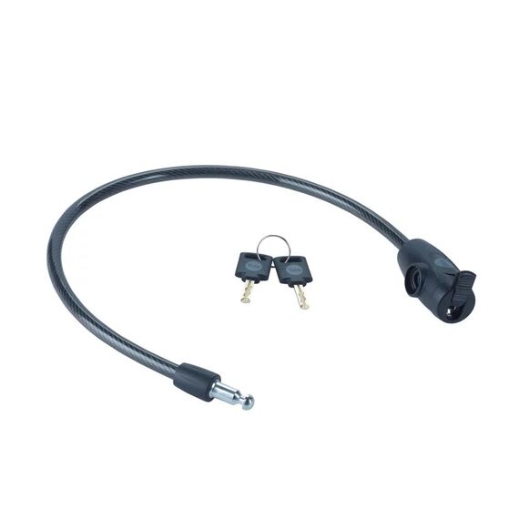Keyed bicycle cable 10 mm - YCK0/10/60/2 Black | Techbox