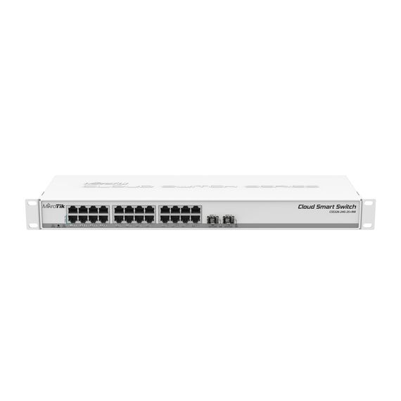 Mikrotik CSS326-24G-2S+RM network switch Managed Gigabit Ethernet (10/100/1000) Power over Ethernet (PoE) 1U White | Techbox