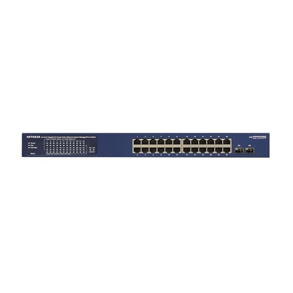 NETGEAR GS724TP-300EUS network switch Managed L2/L3/L4 Gigabit Ethernet (10/100/1000) Power over Ethernet (PoE) Blue - Switches - Network Devices - Techbox