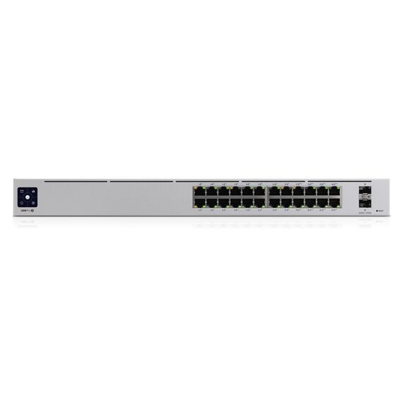 Ubiquiti UniFi Pro 24-Port PoE Managed L2/L3 Gigabit Ethernet (10/100/1000) Power over Ethernet (PoE) 1U Silver | Techbox