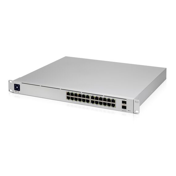 Ubiquiti UniFi Pro 24-Port PoE Managed L2/L3 Gigabit Ethernet (10/100/1000) Power over Ethernet (PoE) 1U Silver | Techbox