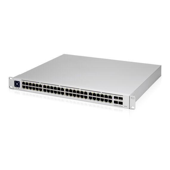 Ubiquiti UniFi Pro 48-Port PoE Managed L2/L3 Gigabit Ethernet (10/100/1000) Power over Ethernet (PoE) 1U Silver | Techbox