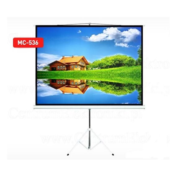 Projection Screen With 200x200 Tripods Maclean MC-680 - Projector Accessories - Projectors - Techbox