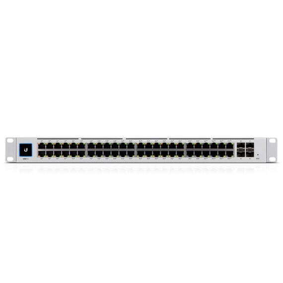 Ubiquiti UniFi USW-PRO-48 network switch Managed L2/L3 Gigabit Ethernet (10/100/1000) 1U Silver | Techbox