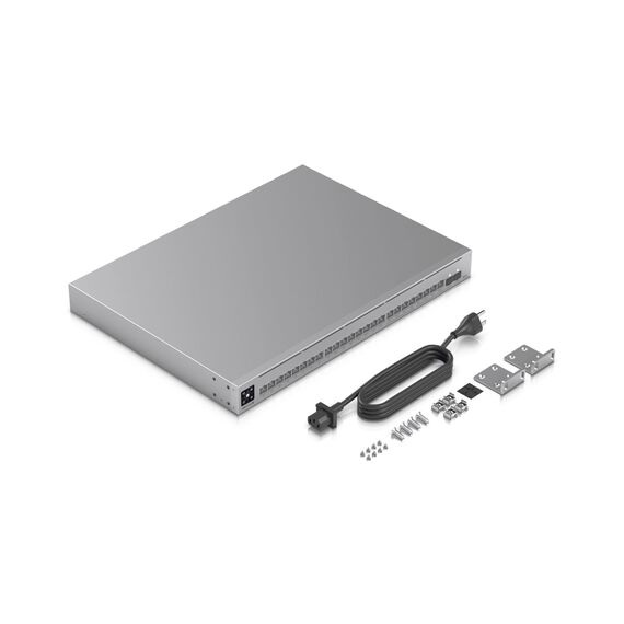 Ubiquiti USW-Pro-Max-24-PoE L3 2.5G Ethernet (100/1000/2500) Power over Ethernet (PoE) Grey | Techbox