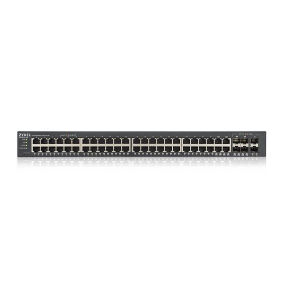 Zyxel GS1920-48V2 Managed Gigabit Ethernet (10/100/1000) Black | Techbox