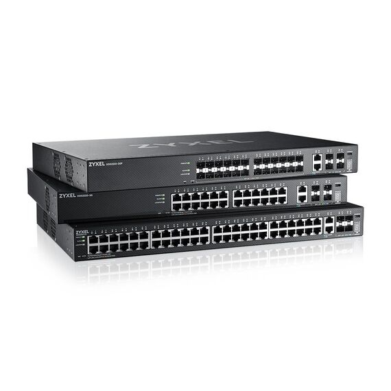 Zyxel XGS2220-30HP Managed L3 Gigabit Ethernet (10/100/1000) Power over Ethernet (PoE) Black | Techbox