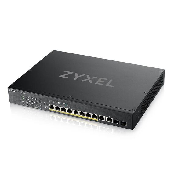 Zyxel XS1930-12HP-ZZ0101F network switch Managed L3 10G Ethernet (100/1000/10000) Power over Ethernet (PoE) Black | Techbox