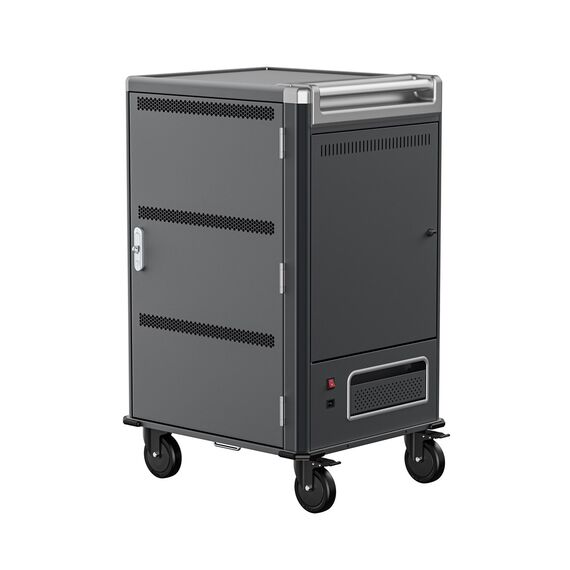 Ewent EW1701 portable device management cart/cabinet Portable device management cabinet Black, Grey | Techbox