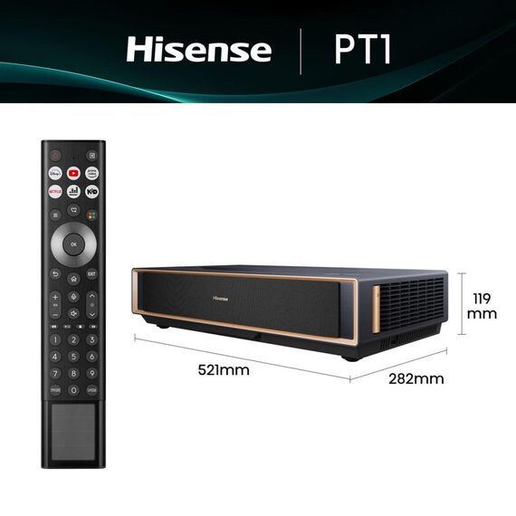 Hisense PT1 projection TV Black 3D | Techbox
