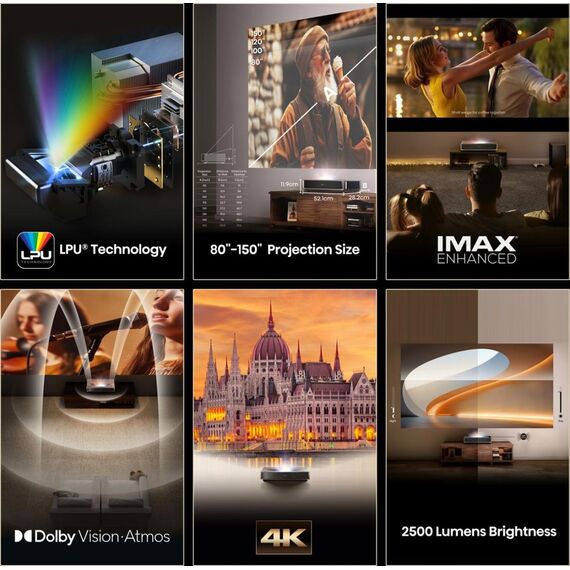Hisense PT1 projection TV Black 3D | Techbox
