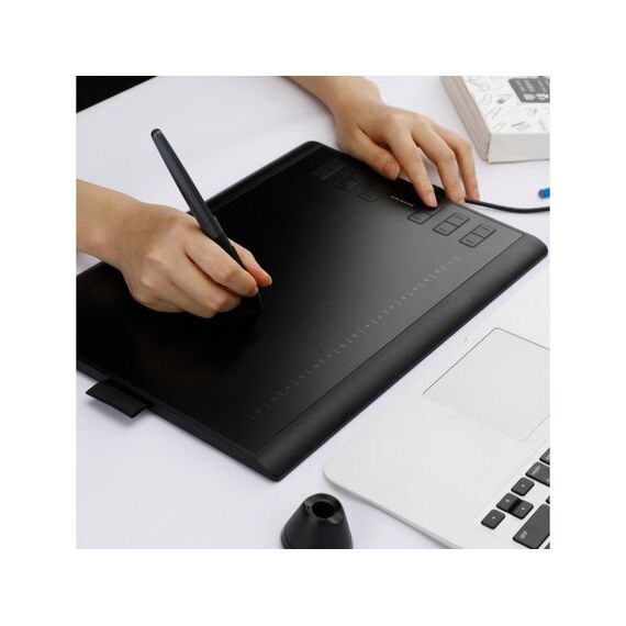 HUION H1060P graphic tablet 5080 lpi 250 x 160 mm USB Black - Tablet PC - Tablet PC & Accessories - Techbox