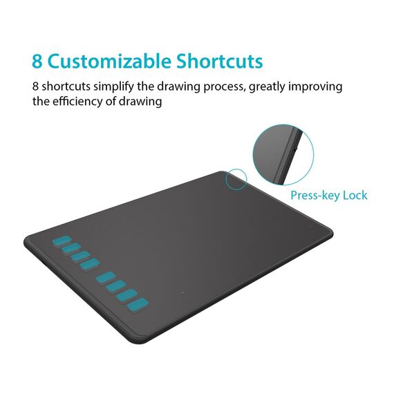 HUION H950P graphic tablet 5080 lpi 220 x 137 mm USB Black | Techbox