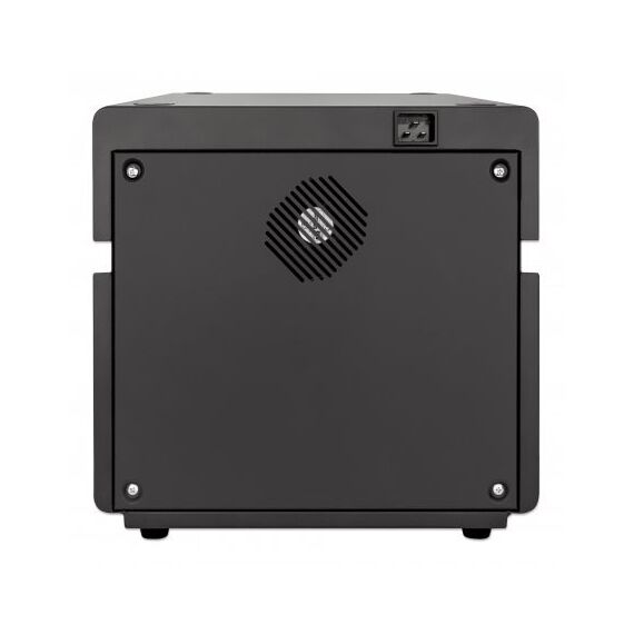 Manhattan iPad to 11" 10-bay Charging Cabinet Desktop via USB-C, Also other tablets and smartphones (with device to USB-C cable), Bays 264x22x235mm, Device charging cables not included (suggest USB-C cable 354868), Cart, Lockable, EU/UK power cords - Travel Chargers - Smartphone Chargers - Techbox