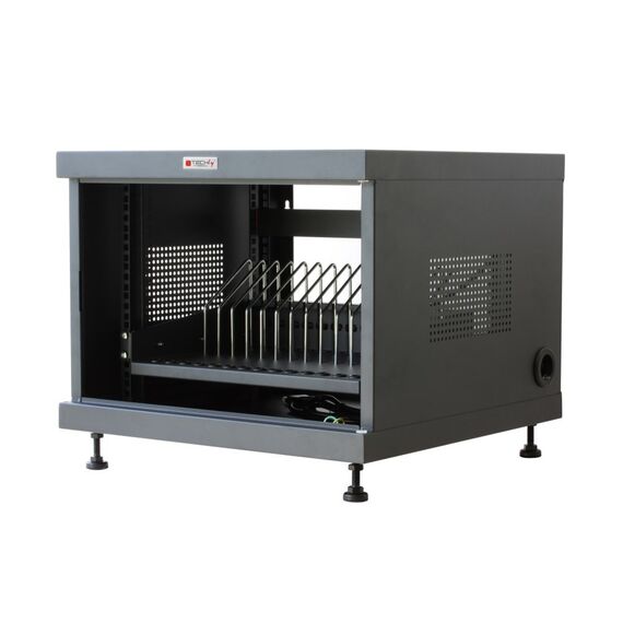 Techly Professional Charging Cabinet 14 Tablets and Smartphones - Travel Chargers - Smartphone Chargers - Techbox