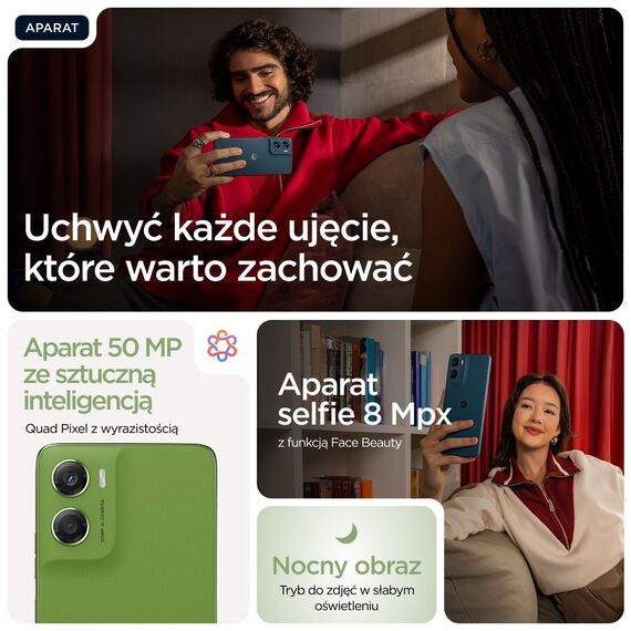 Motorola moto g06 17.5 cm (6.88") Dual SIM Android 15 4G USB Type-C 4 GB 256 GB 5200 mAh Green | Techbox