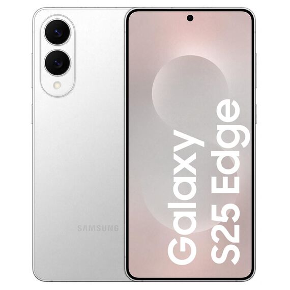 Samsung Galaxy S25 Edge 17 cm (6.7") Dual SIM Android 15 5G USB Type-C 12 GB 256 GB 3900 mAh Silver - Smartphones - Smartphones - Techbox
