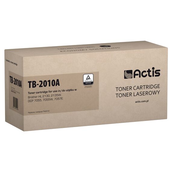 Actis TB-2010A toner for Brother printer; Brother TN2010 replacement; Standard; 1000 pages; black - Compatible Toners - Toners - Techbox