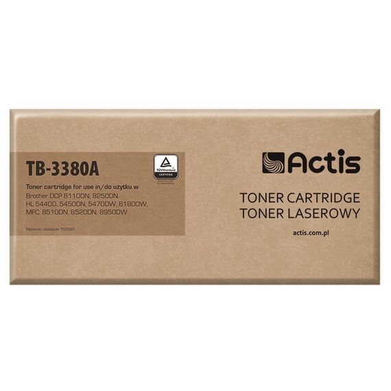 Actis TB-3380A Toner (replacement for Brother TN-3380; Standard; 8000 pages; black) | Techbox
