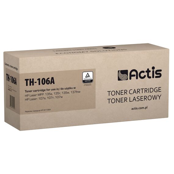 Actis TH-106A toner (replacement for HP 106A W1106A; Standard; 6000 pages; black) | Techbox