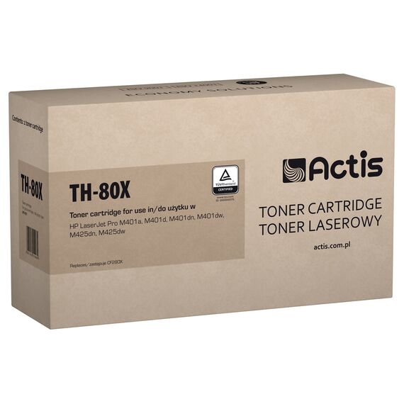 Actis TH-80X Toner (replacement for HP 80X CF280X; Standard; 6900 pages; black) | Techbox