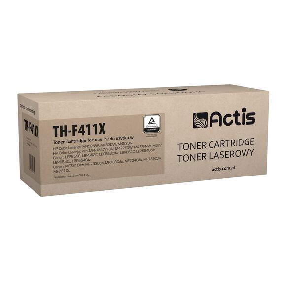 Actis TH-F411X toner (replacement for HP 410X CF411X; Standard; 5000 pages; cyan) | Techbox