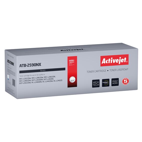 Activejet ATB-2590NX Toner for Brother printers; Replacement Brother TN2590XL; Supreme; 3000 pages; black) | Techbox