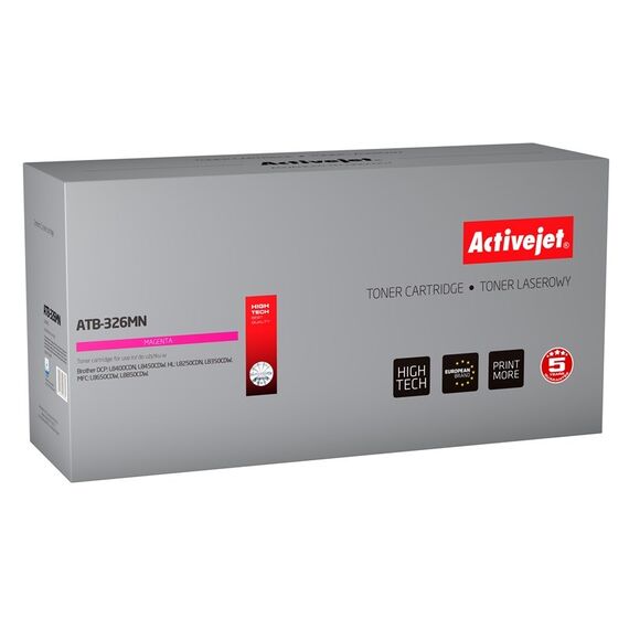 Activejet ATB-326MN Toner (replacement for Brother TN-326M; Supreme; 3500 pages; Magenta) | Techbox