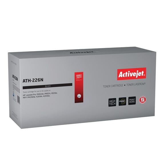 Activejet ATH-226N Toner (replacement for HP 226A CF226A; Supreme; 3100 pages; black) | Techbox