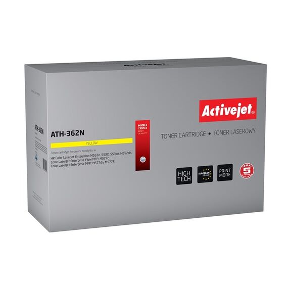 Activejet ATH-362N Toner (replacement for HP 508A HP508A CF362A; Supreme; 5000 pages; yellow) - Compatible Toners - Toners - Techbox