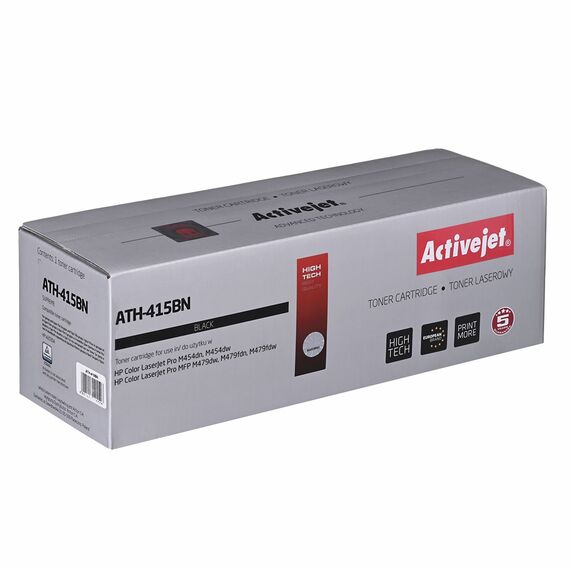 Activejet ATH-415BN printer toner for HP; replacement HP 415A W2030A; Supreme; 2400 pages, Black, With chip - Compatible Toners - Toners - Techbox