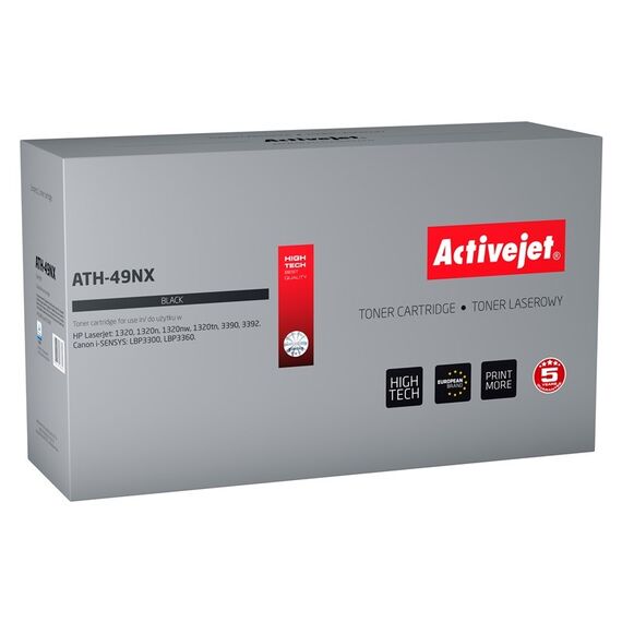 Activejet ATH-49NX Toner (replacement for HP 49X Q5949X, Canon CRG-708H; Supreme; 6000 pages; black) | Techbox