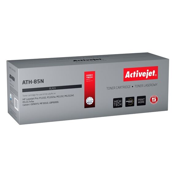 Activejet ATH-85N Toner Cartridge (replacement for HP 85A CE285A, Canon CRG-725; Supreme; 2000 pages; black) | Techbox