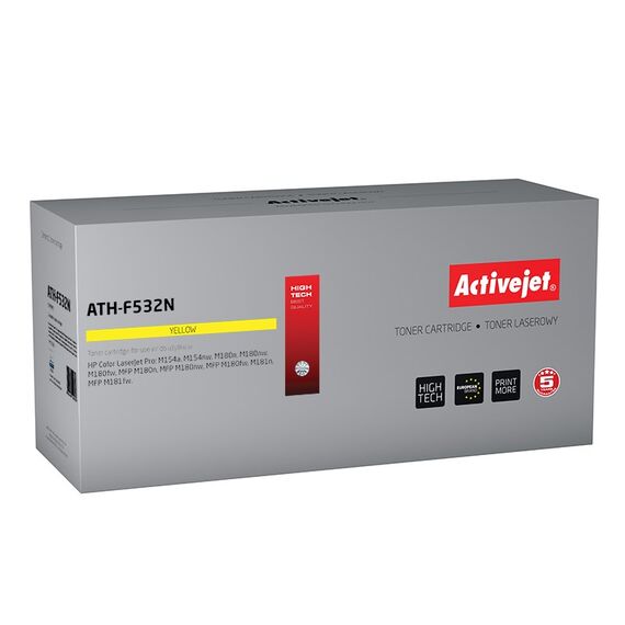 Activejet ATH-F532N toner (replacement for HP 205A CF532A; Supreme; 900 pages; yellow) | Techbox