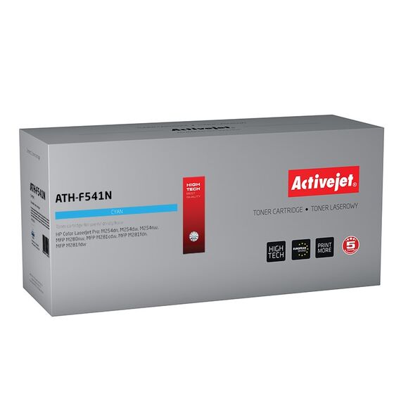 Activejet ATH-F541N toner (replacement for HP 203A HP203A CF541A CRG 054 CRG054; Supreme; 1300 pages; cyan) | Techbox