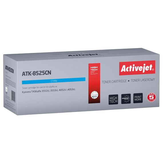 Activejet ATK-8525CN toner (replacement for Kyocera TK-8525C; Supreme; 20000 pages; cyan) | Techbox
