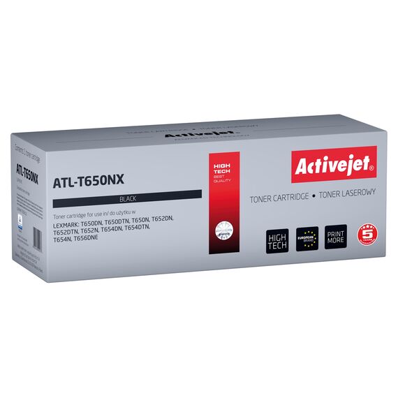 Activejet ATL-T650NX toner (replacement for Lexmark T650H11E; Supreme; 25000 pages; black) - Compatible Toners - Toners - Techbox