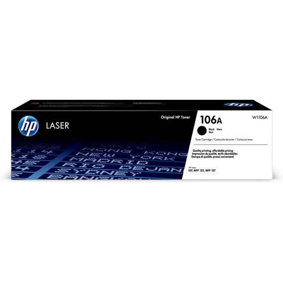 HP 106A Black Original Laser Toner Cartridge | Techbox