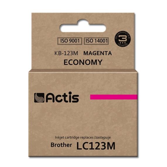 Actis KB-123M Ink (replacement for Brother LC123M/LC121M; Standard; 10 ml; magenta) | Techbox