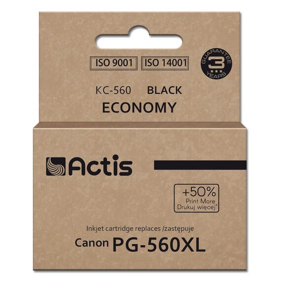 Actis KC-560 Ink (replacement for Canon PG-560XL; Supreme; 22 ml; black). Prints 50% more than OEM. | Techbox