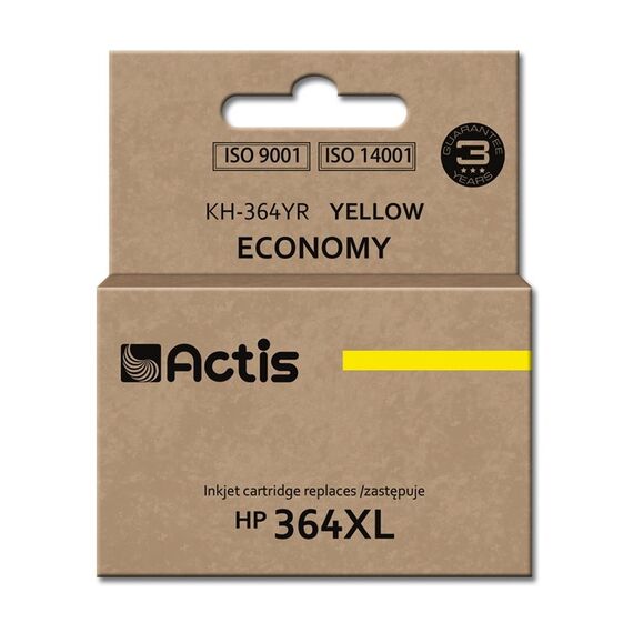Actis KH-364YR yellow ink cartridge for HP printer (HP 364XL CB325EE replacement) - Compatible Inks - Inks - Techbox