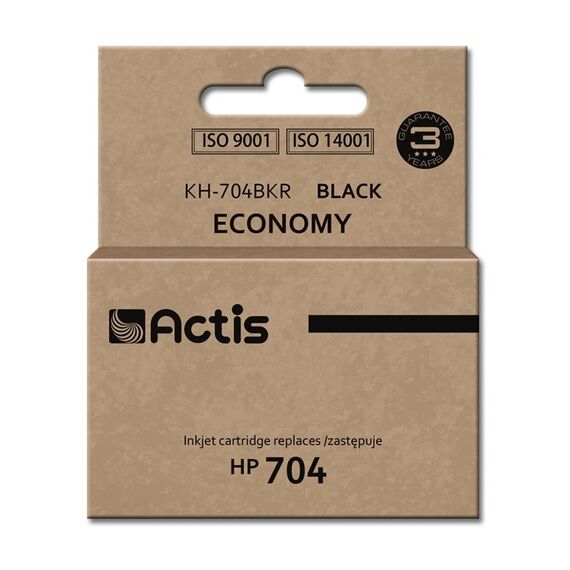 Actis KH-704BKR Ink (replacement HP 704 CN692AE; Standard; 15 ml; black) | Techbox