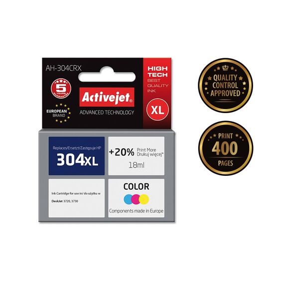 Activejet ink for Hewlett Packard No.304XL N9K07AE - Compatible Inks - Inks - Techbox