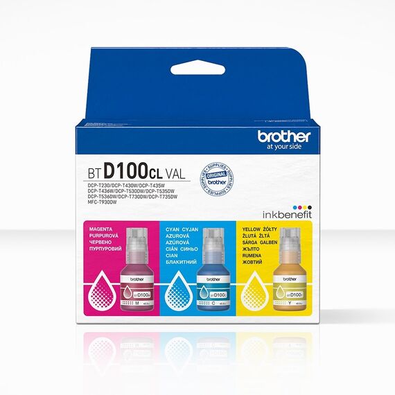 Brother BTD100CLVAL printer ink refill Original - Compatible Inks - Inks - Techbox