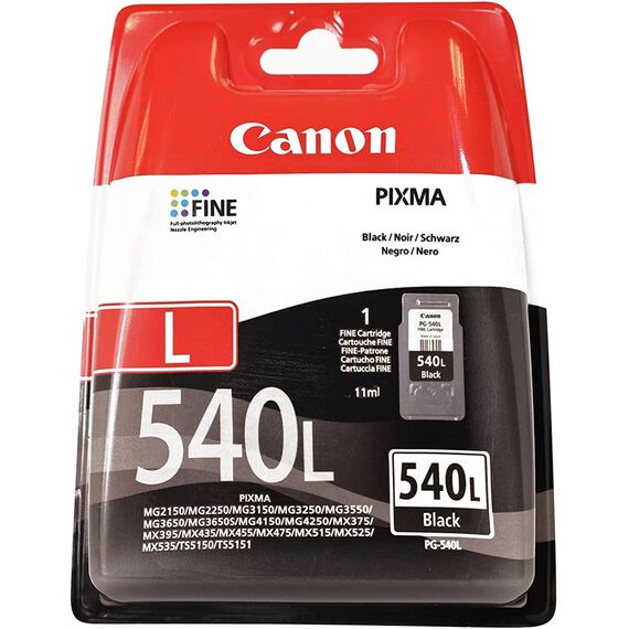 Canon PG-540L ink cartridge 1 pc(s) Original Standard Yield Black | Techbox