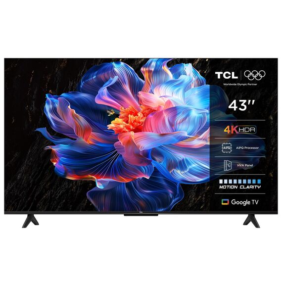 TCL 43P69K TV 109.2 cm (43") 4K Ultra HD Smart TV Wi-Fi Black - TV - TV - Techbox